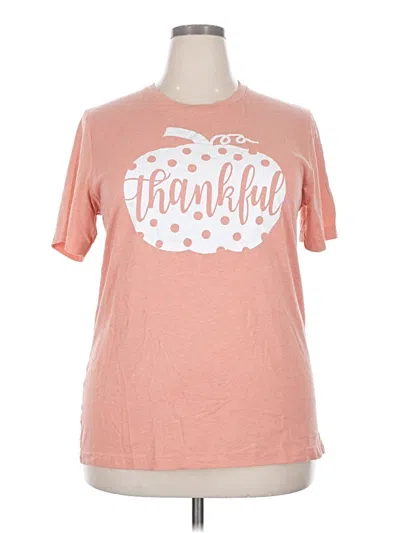 Pre-owned Bella+canvas Short Sleeve T-shirt In Pink
