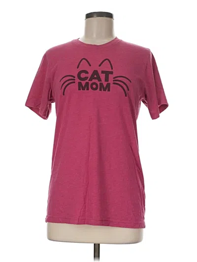 Pre-owned Bella+canvas Short Sleeve T-shirt In Pink