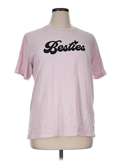 Pre-owned Bella+canvas Short Sleeve T-shirt In Pink