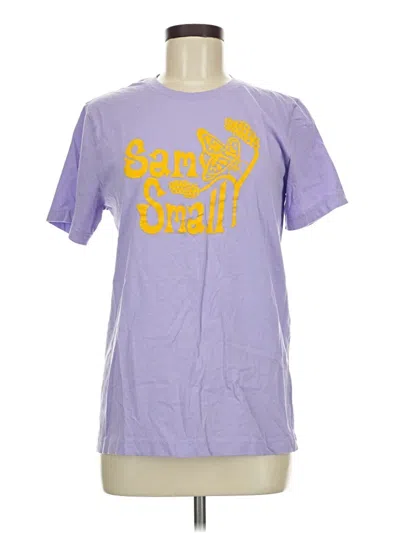 Pre-owned Bella+canvas Short Sleeve T-shirt In Purple