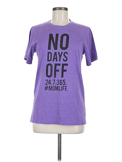 Pre-owned Bella+canvas Short Sleeve T-shirt In Purple