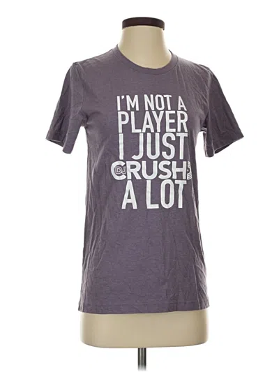 Pre-owned Bella+canvas Short Sleeve T-shirt In Purple