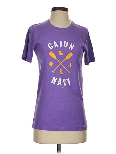 Pre-owned Bella+canvas Short Sleeve T-shirt In Purple