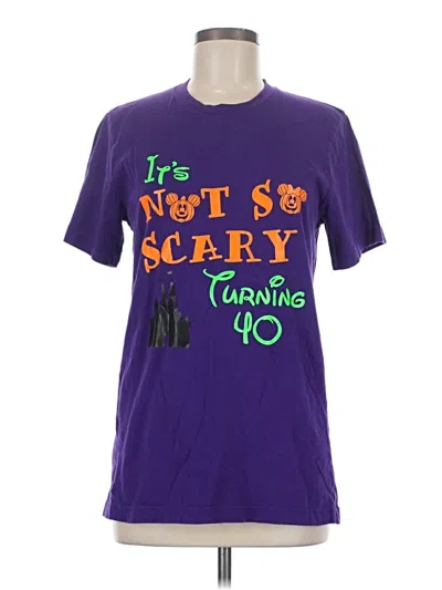 Pre-owned Bella+canvas Short Sleeve T-shirt In Purple