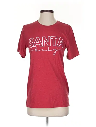 Pre-owned Bella+canvas Short Sleeve T-shirt In Red