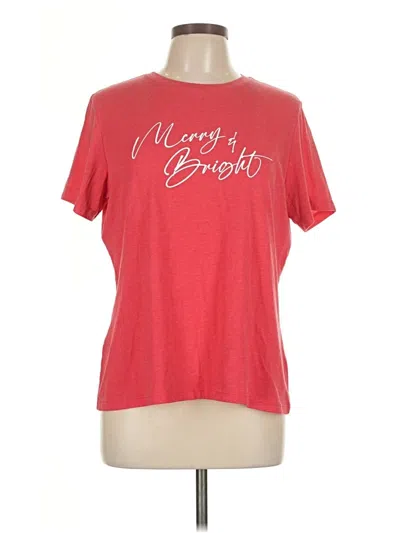 Pre-owned Bella+canvas Short Sleeve T-shirt In Red