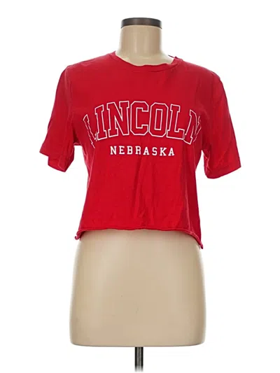 Pre-owned Bella+canvas Short Sleeve T-shirt In Red