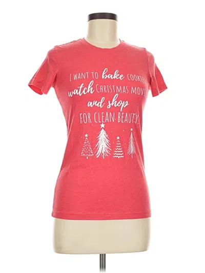 Pre-owned Bella+canvas Short Sleeve T-shirt In Red