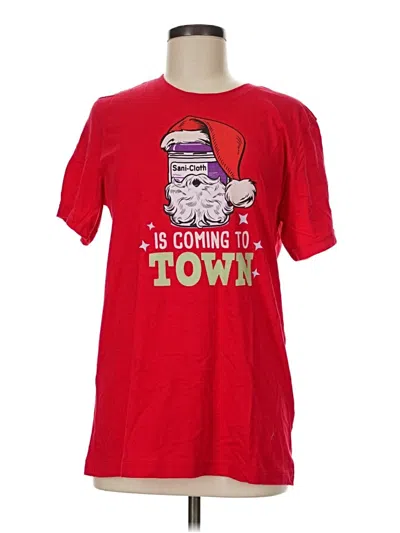 Pre-owned Bella+canvas Short Sleeve T-shirt In Red