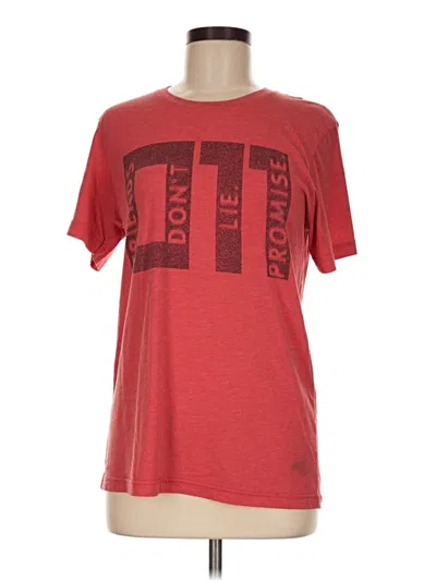 Pre-owned Bella+canvas Short Sleeve T-shirt In Red