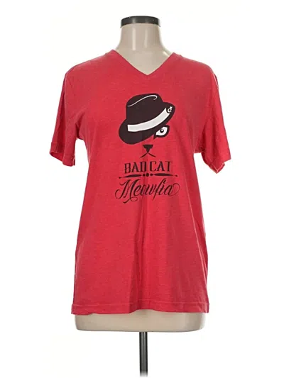 Pre-owned Bella+canvas Short Sleeve T-shirt In Red