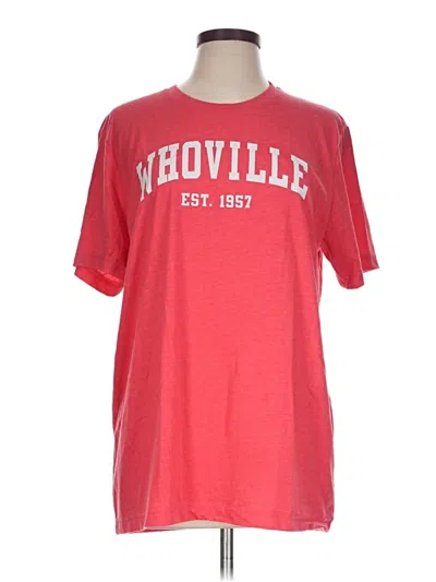 Pre-owned Bella+canvas Short Sleeve T-shirt In Red