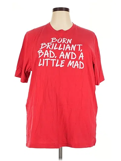 Pre-owned Bella+canvas Short Sleeve T-shirt In Red