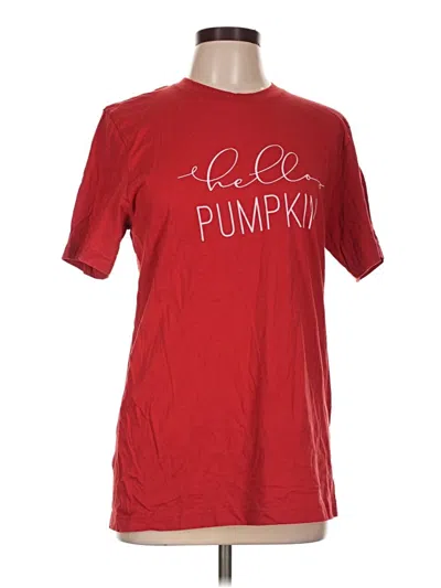 Pre-owned Bella+canvas Short Sleeve T-shirt In Red