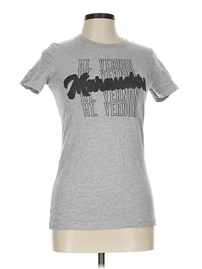 Pre-owned Bella+canvas Short Sleeve T-shirt In Silver