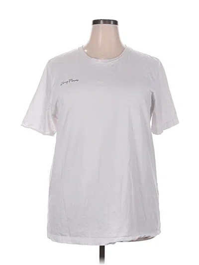 Pre-owned Bella+canvas Short Sleeve T-shirt In Silver