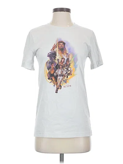 Pre-owned Bella+canvas Short Sleeve T-shirt In Silver