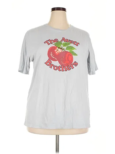 Pre-owned Bella+canvas Short Sleeve T-shirt In Silver
