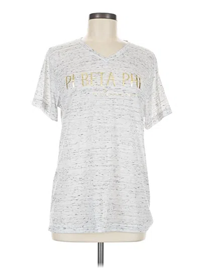 Pre-owned Bella+canvas Short Sleeve T-shirt In Silver