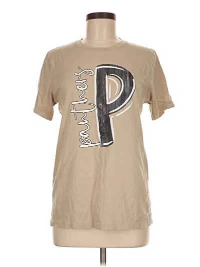 Pre-owned Bella+canvas Short Sleeve T-shirt In Tan