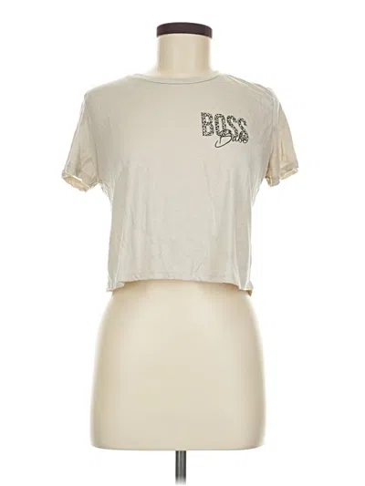 Pre-owned Bella+canvas Short Sleeve T-shirt In Tan