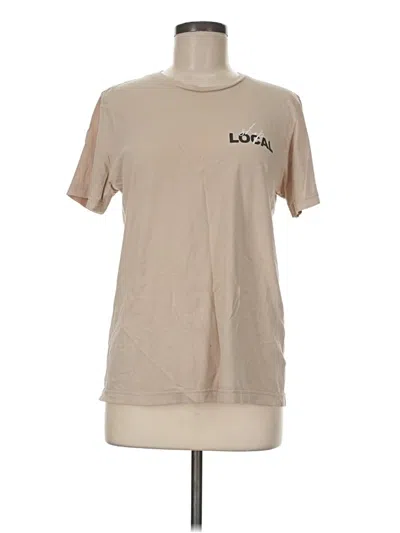 Pre-owned Bella+canvas Short Sleeve T-shirt In Tan