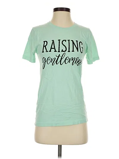 Pre-owned Bella+canvas Short Sleeve T-shirt In Teal