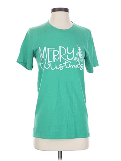 Pre-owned Bella+canvas Short Sleeve T-shirt In Teal