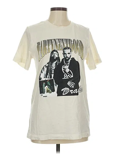 Pre-owned Bella+canvas Short Sleeve T-shirt In White