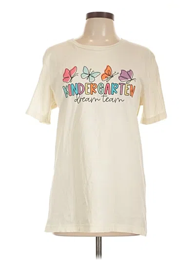 Pre-owned Bella+canvas Short Sleeve T-shirt In White