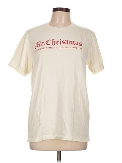 Pre-owned Bella+canvas Short Sleeve T-shirt In White