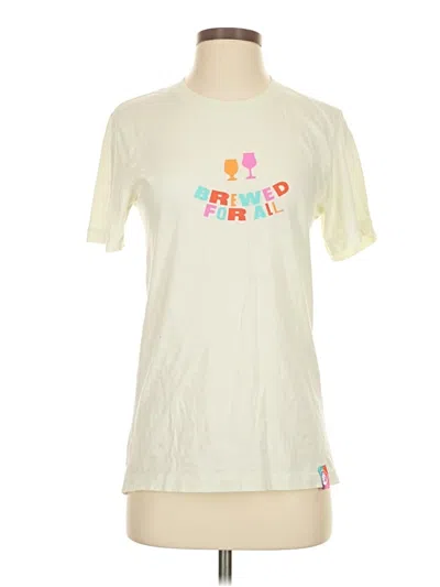 Pre-owned Bella+canvas Short Sleeve T-shirt In White