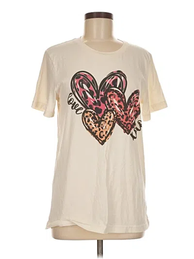 Pre-owned Bella+canvas Short Sleeve T-shirt In White