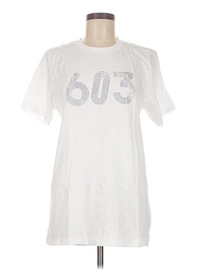 Pre-owned Bella+canvas Short Sleeve T-shirt In White