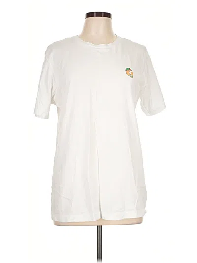 Pre-owned Bella+canvas Short Sleeve T-shirt In White