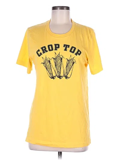 Pre-owned Bella+canvas Short Sleeve T-shirt In Yellow