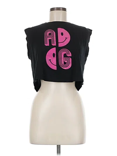 Pre-owned Bella+canvas Sleeveless T-shirt In Black