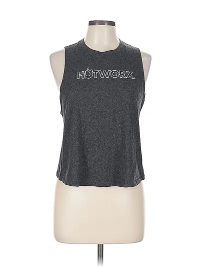 Pre-owned Bella+canvas Sleeveless T-shirt In Gray