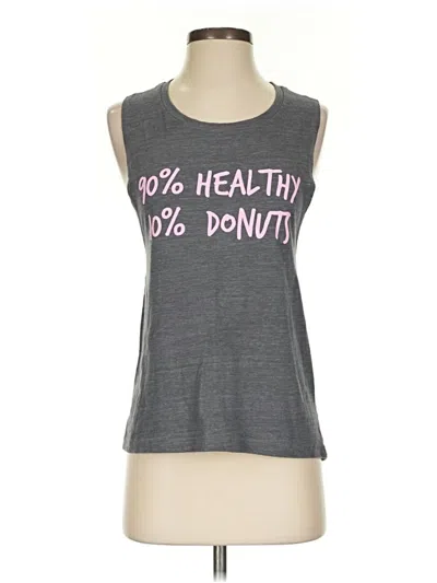 Pre-owned Bella+canvas Sleeveless T-shirt In Gray