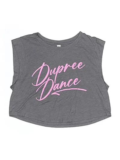 Pre-owned Bella+canvas Kids' Sleeveless T-shirt In Gray
