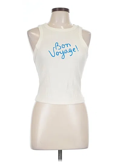 Pre-owned Bella+canvas Sleeveless T-shirt In Ivory