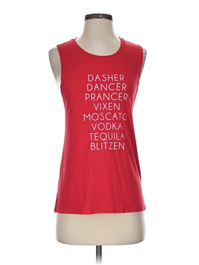 Pre-owned Bella+canvas Sleeveless T-shirt In Red
