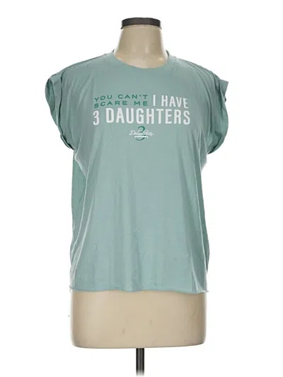 Pre-owned Bella+canvas Sleeveless T-shirt In Teal