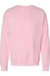 Bella+canvas Sponge Fleece Drop Shoulder Crewneck Sweatshirt In Pink