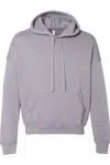 Bella+canvas Sponge Fleece Drop Shoulder Hoodie In Blue