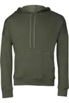 Bella+canvas Sponge Fleece Drop Shoulder Hoodie In Green