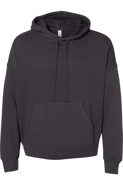 Bella+canvas Sponge Fleece Drop Shoulder Hoodie In Grey