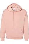 Bella+canvas Sponge Fleece Drop Shoulder Hoodie In Pink