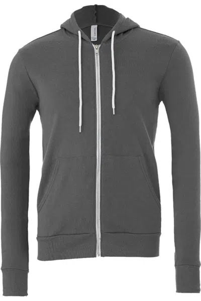 Bella+canvas Sponge Fleece Full-zip Hoodie In Black