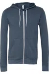 Bella+canvas Sponge Fleece Full-zip Hoodie In Blue